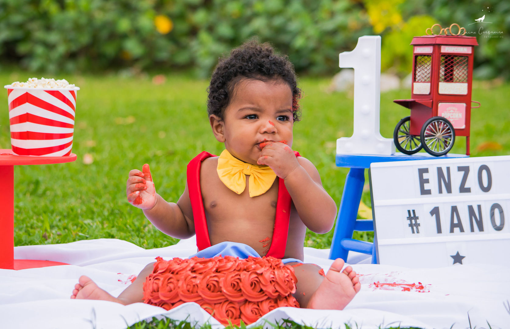 Foto Smash the Cake {Enzo} - 1 aninho - Parque de Coqueiros Foto Smash the Cake {Enzo} - 1 aninho - Parque de Coqueiros - Imagem 5