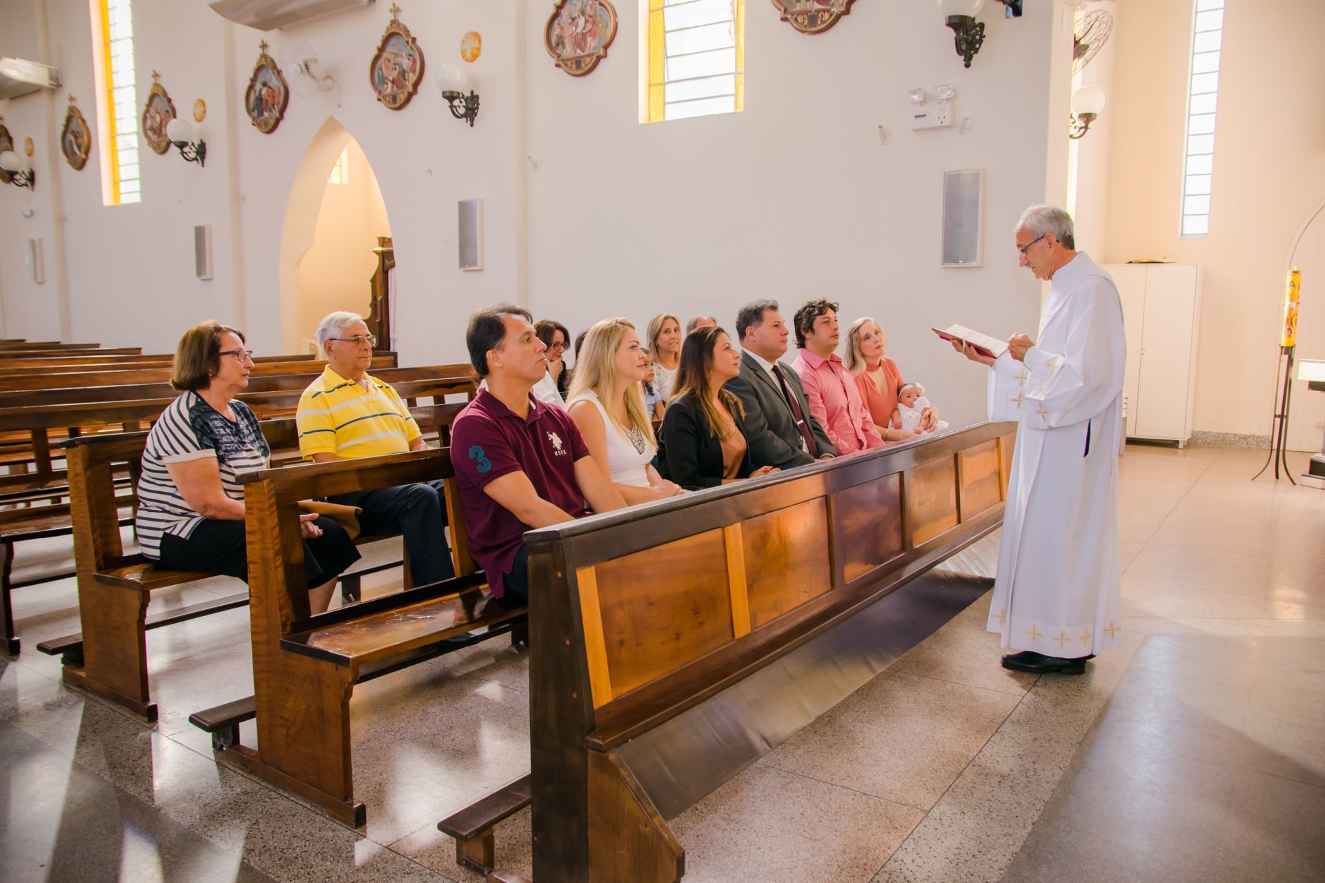 Foto Batizado {Marthina} - Igreja Nossa Senhora de Fátima - Fotógrafa de Família Foto Batizado {Marthina} - Igreja Nossa Senhora de Fátima - Fotógrafa de Família - Imagem 2