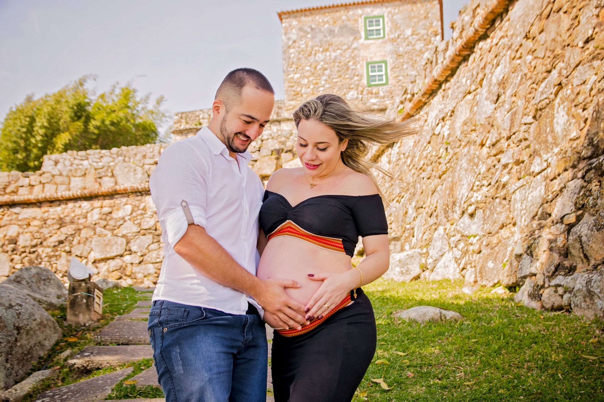 Foto Ensaio Gestante {Fran&Lipe} - Praia do Forte Jurerê - Florianópolis - Fotógrafa de Família Foto Ensaio Gestante {Fran&Lipe} - Praia do Forte Jurerê - Florianópolis - Fotógrafa de Família - Imagem 6