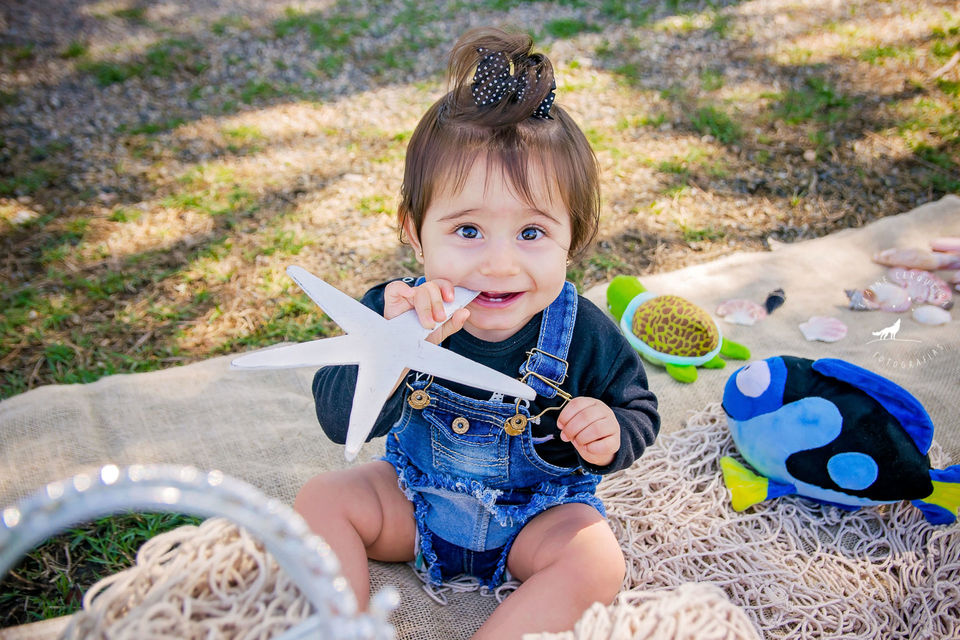 Smash the Cake {Maria Joana} - 1 anos - Parque de Coqueiros - Florianópolis - Fotógrafa de Família