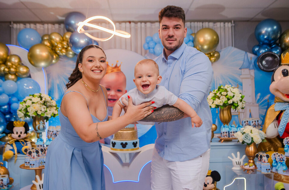 Festa Infantil - Théo - 1 aninho - Doce Reino Buffet Infantil - São José